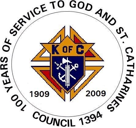 Knights of Columbus Council 1394, 
St. Catharines, Ontario, Canada